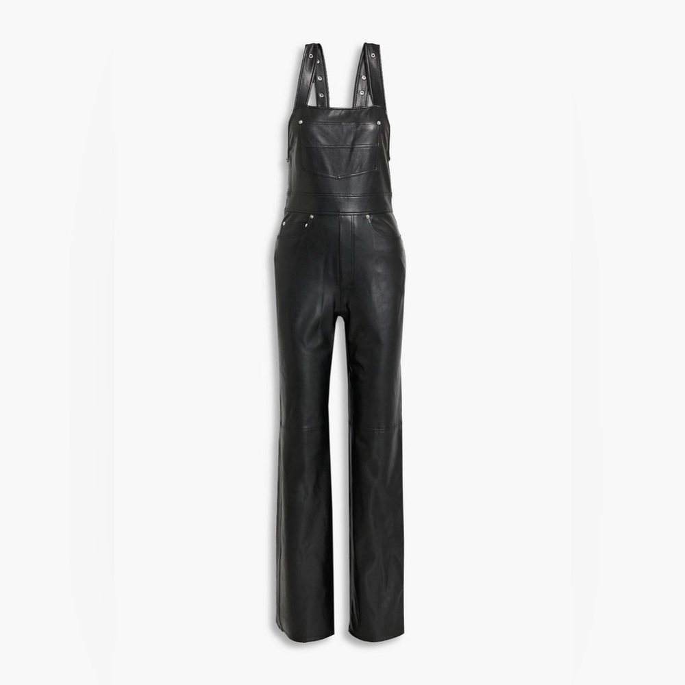 A.L.C Faux Leather Jumpsuit